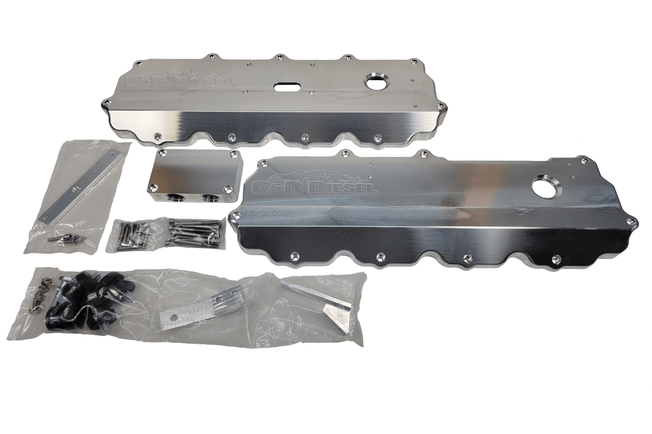 6.0 Powerstroke Billet Aluminum Valve Cover - G&R Diesel Inc.
