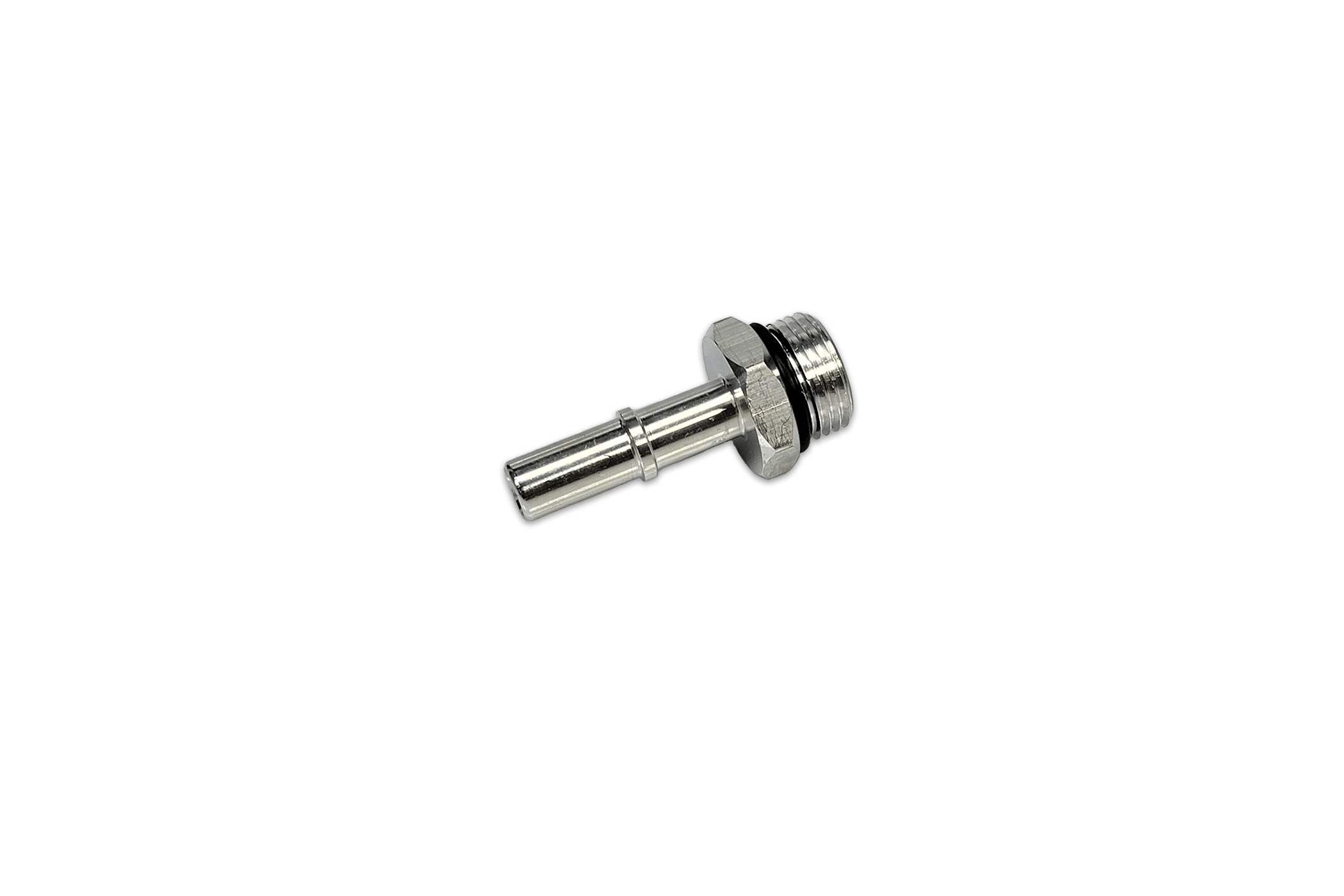 8AN ORB quick connect fitting by G&R Diesel Inc. with 3/8 inch size and durable metal construction.