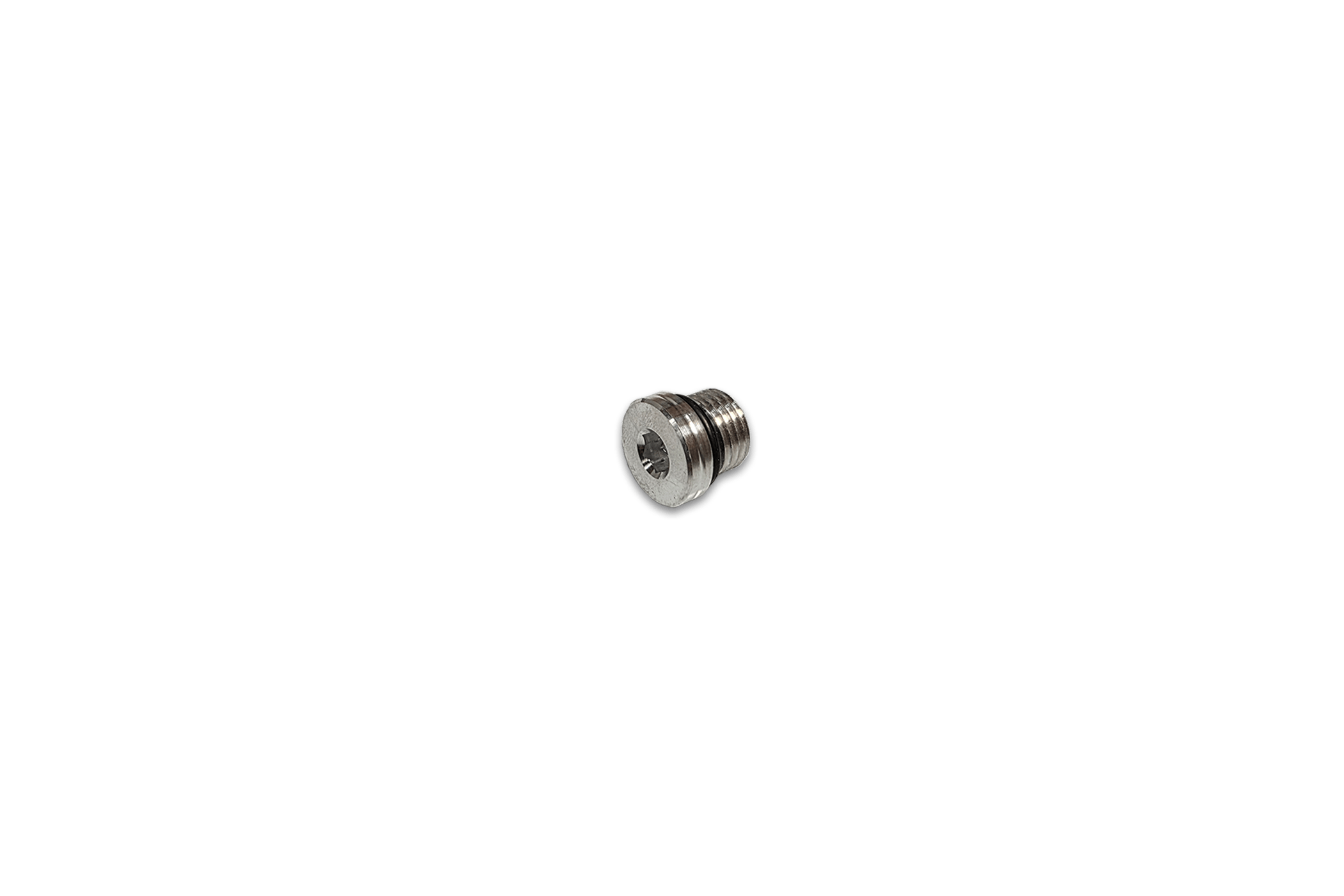 14mm O-ring plug from G&R Diesel Inc., showing a close-up of the black rubber plug with O-ring seal.