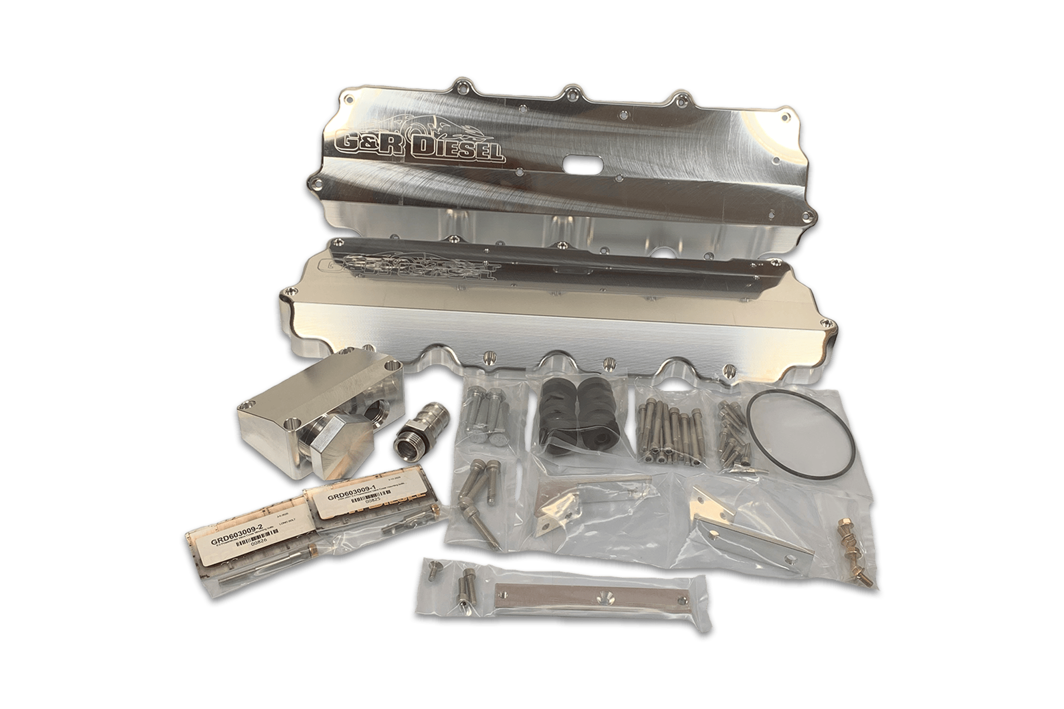 6.0 Powerstroke Billet Aluminum Valve Cover - G&R Diesel Inc.