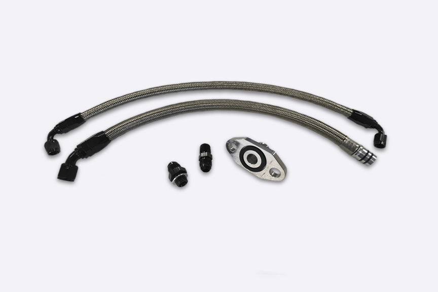 S300-S400 Cummins Turbo Oil Line Kit - G&R Diesel Inc.