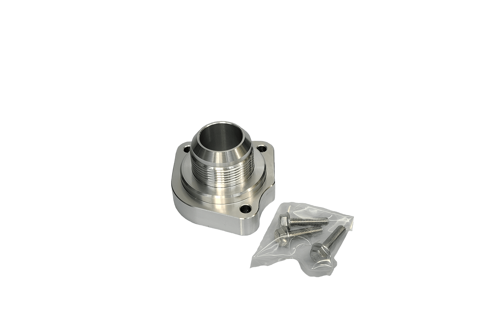 6.7 Cummins -20an Threaded Billet Thermostat Housing - G&R Diesel Inc.