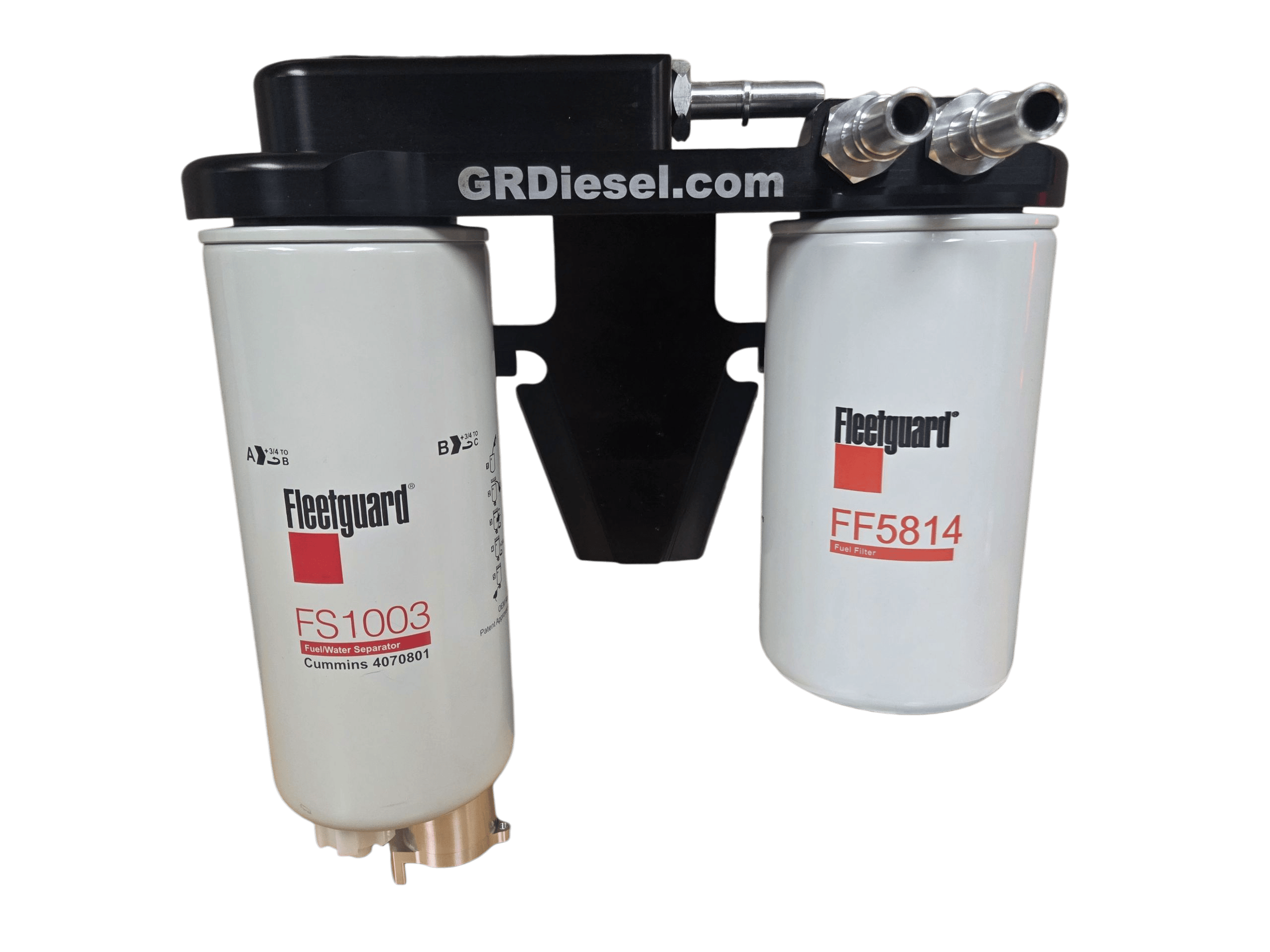 6.7 Powerstroke Dual Rear Fuel Filter Conversion Kit - G&R Diesel Inc.