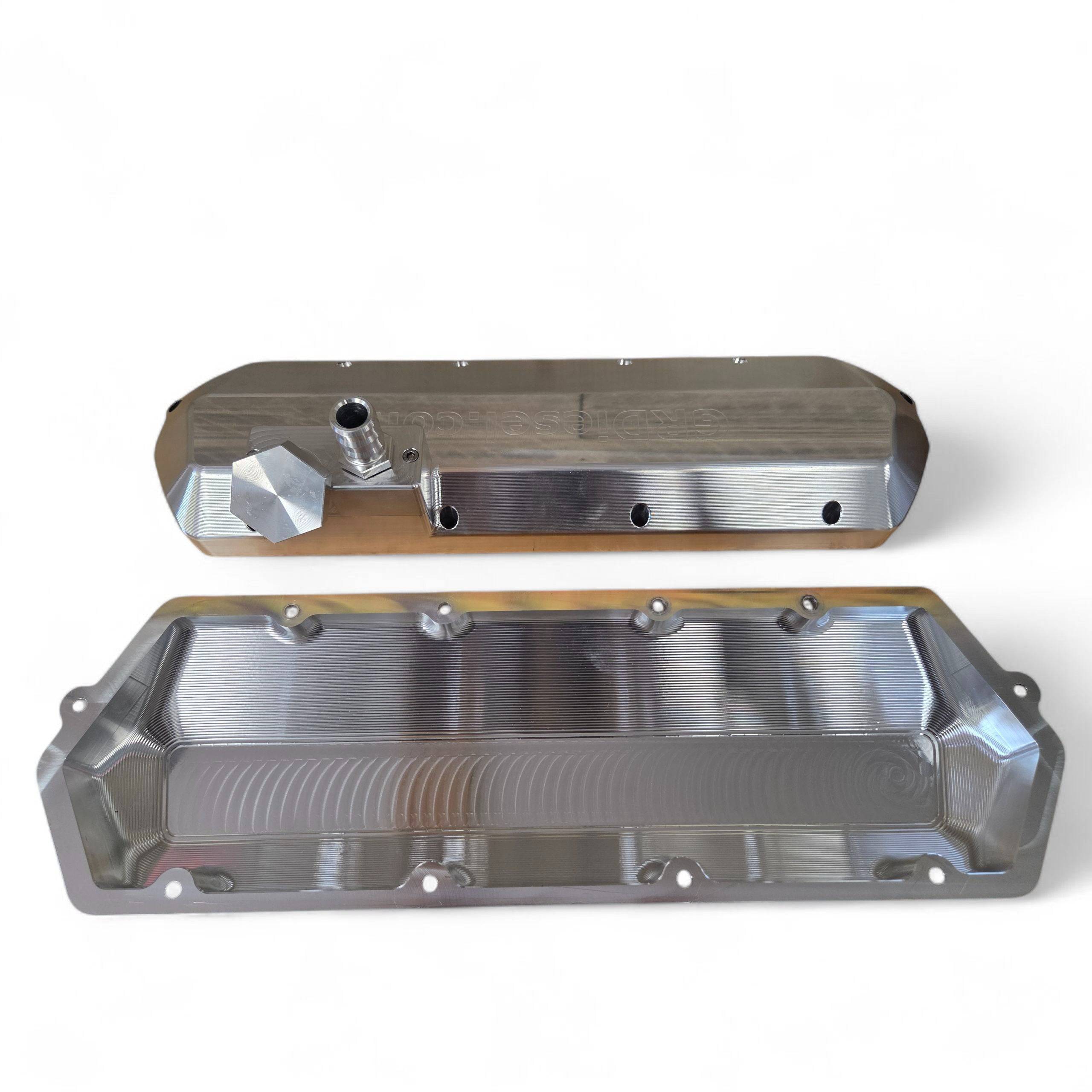 7.3 Powerstroke Billet Aluminum Valve Covers - G&R Diesel Inc.