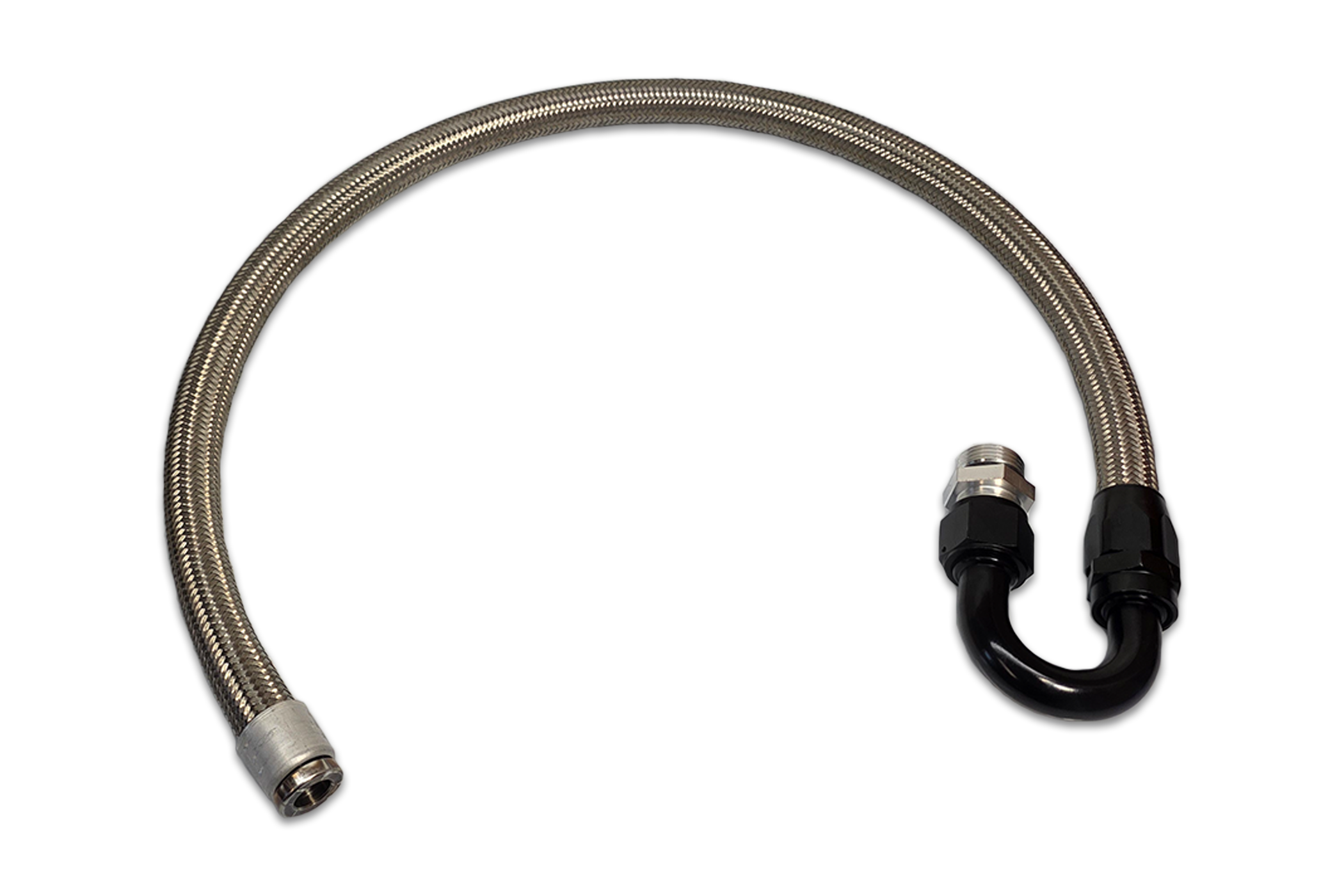 6.0 Powerstroke Valve Cover Braided Stainless Vent Hose