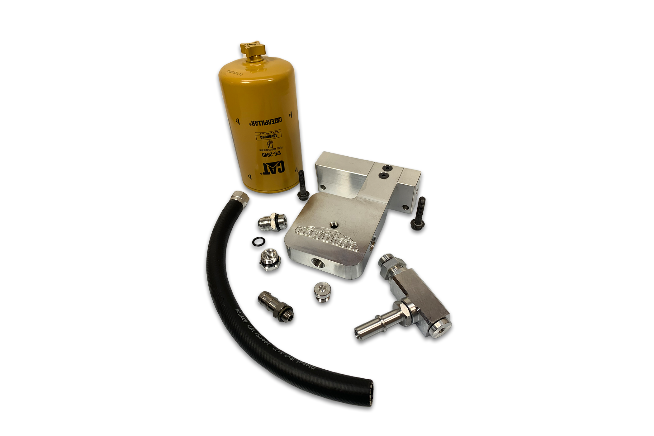 2010-2018 6.7 Cummins CAT Fuel Filter Conversion Kit
